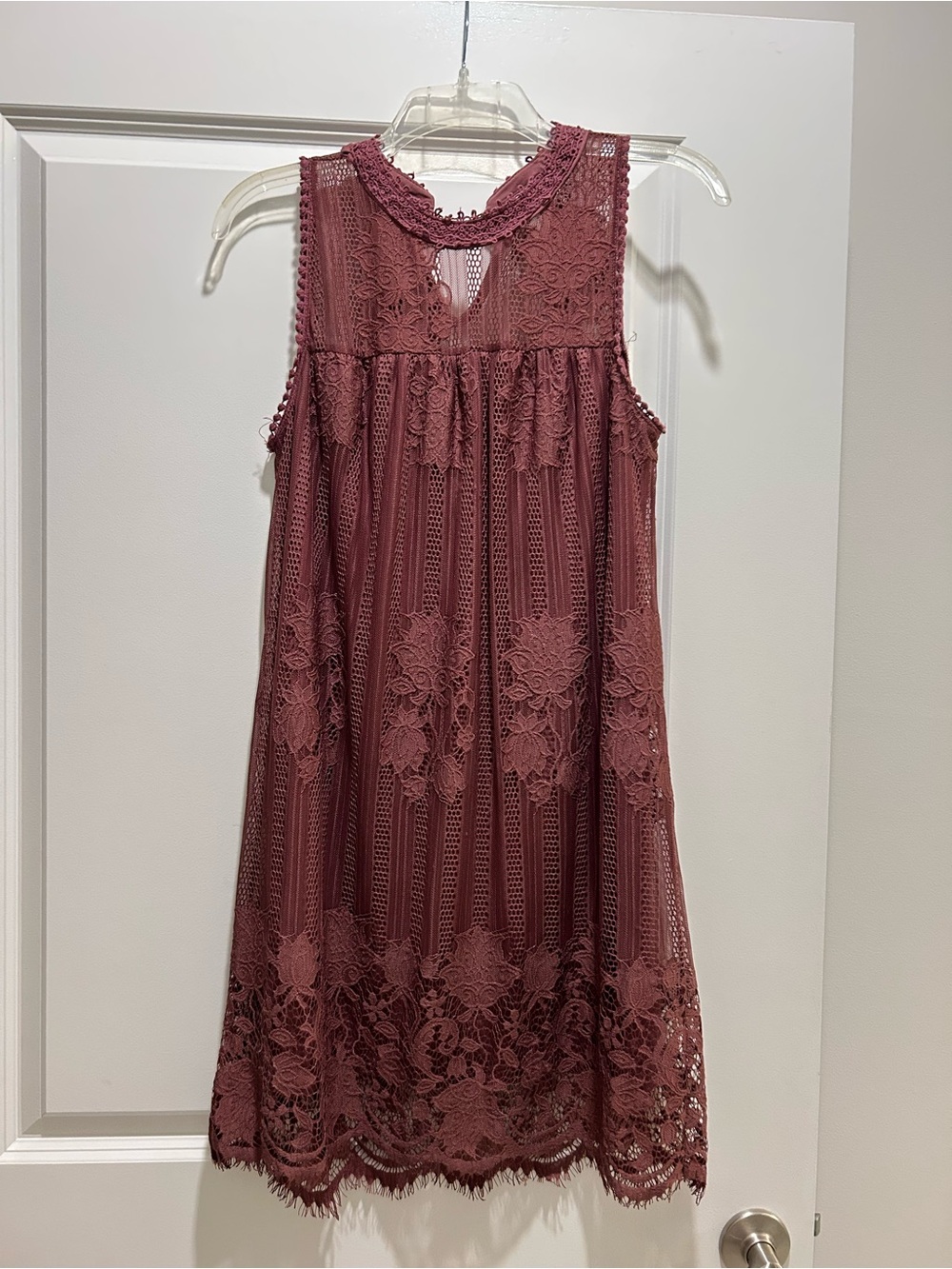 High Neck Lace Dress size Small